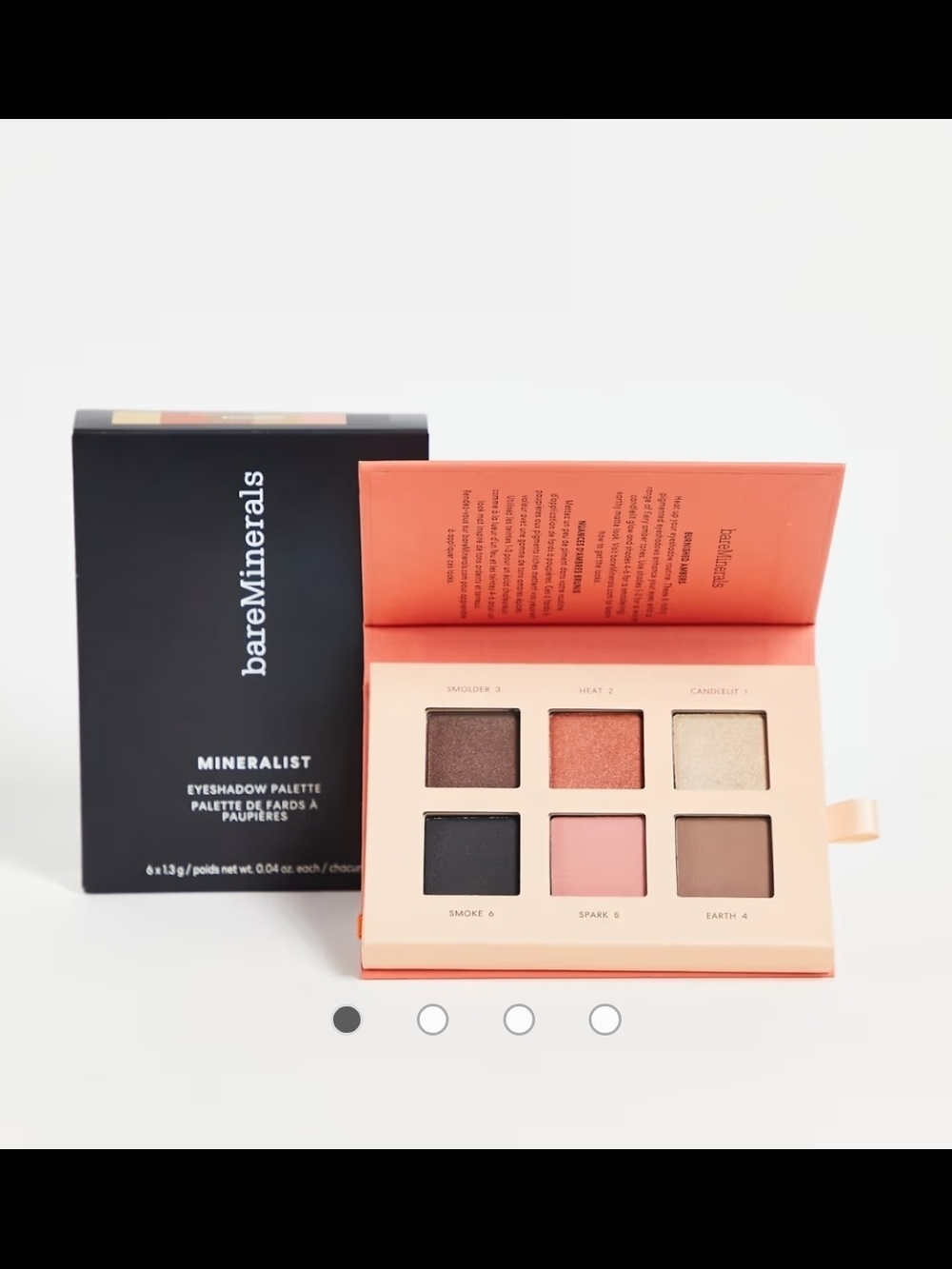 bareMinerals Mineralist Burnished Eyeshadow Palette -6 Shades New No Box
